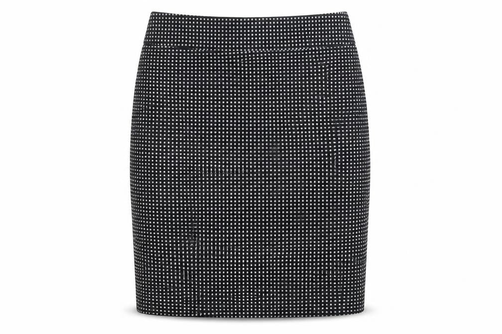 Banana Republic Women's Black Geometric Pencil Skirt Size 10