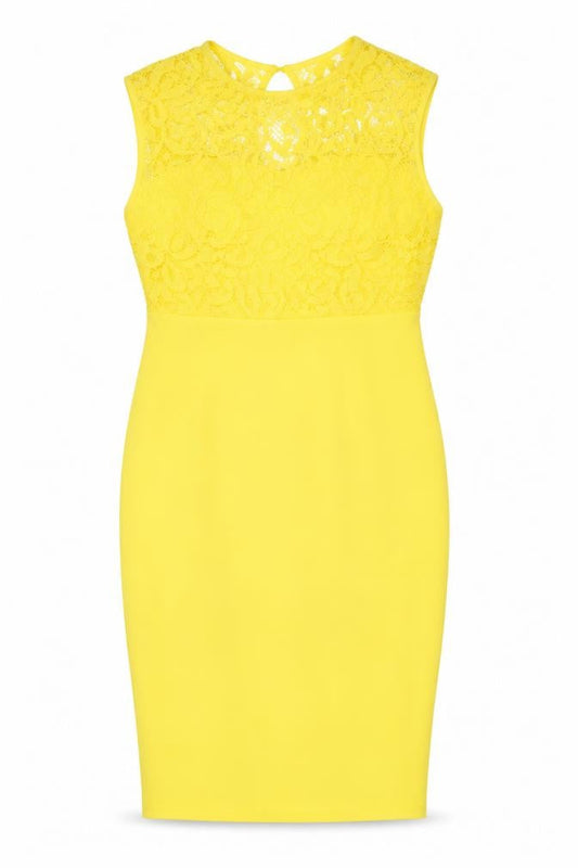 Myleene Klass Yellow Sleeveless Dress, Women, Size 12