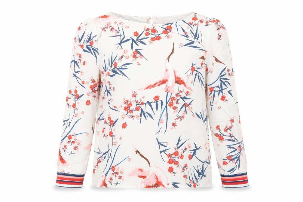 Wallis Women's Floral Blouse, Multicolour, Size 12