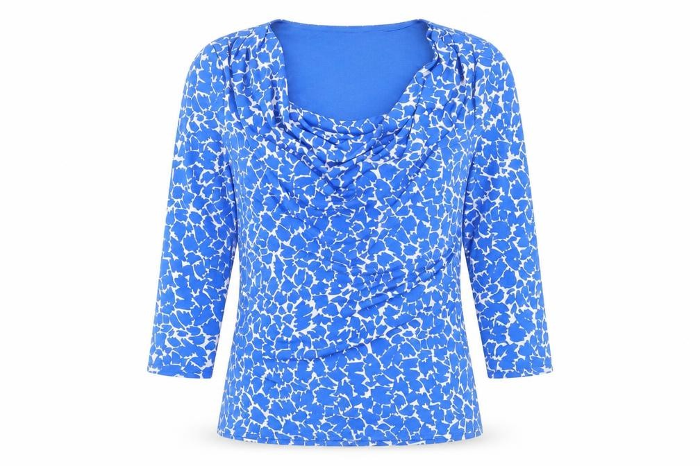 Jasper Conran Women's Blue 3/4 Sleeve Blouse Size 14