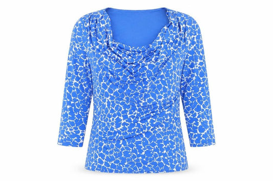 Jasper Conran Women's Blue 3/4 Sleeve Blouse Size 14