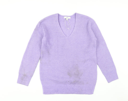 Marks and Spencer Women's Purple Pullover Jumper S
