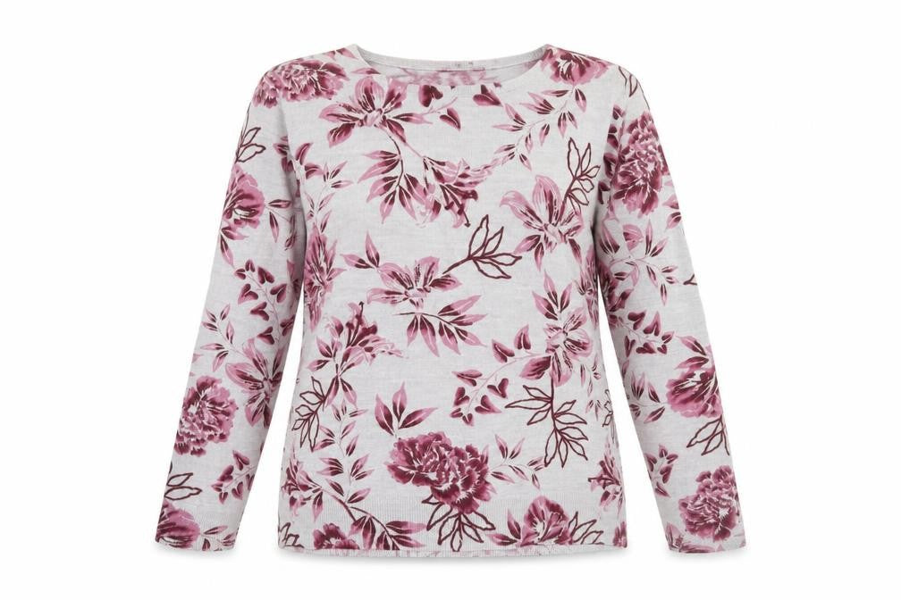 Isle Women's Multicoloured Floral Pullover Jumper M