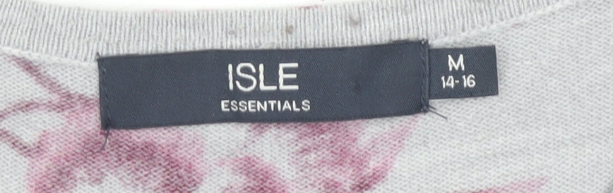 Isle Women's Multicoloured Floral Pullover Jumper M