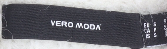 Vero Moda Women's Ivory Henley Knit Jumper XS