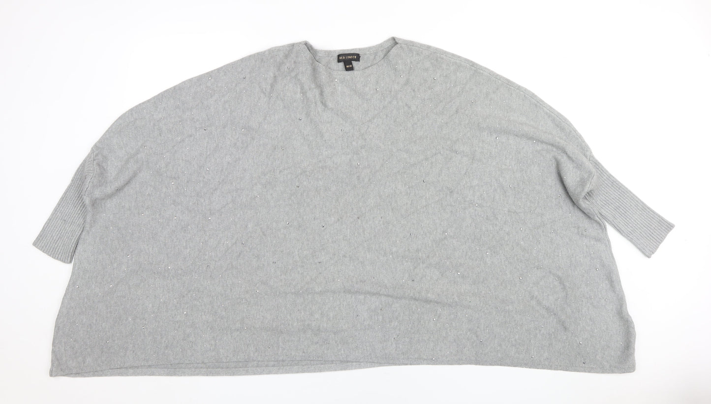 QED London Grey Women’s One Size Jumper