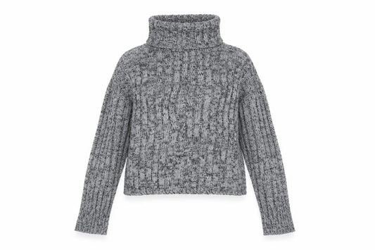 Urban Outfitters Women's Grey Roll Neck Pullover Jumper L