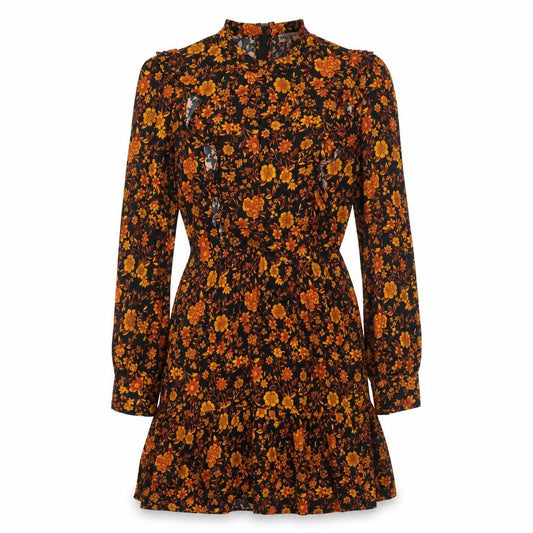 Warehouse Women's Floral Multicoloured Dress Size 6