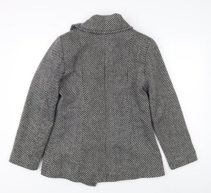 Classics Women's Black Pea Coat Size 14