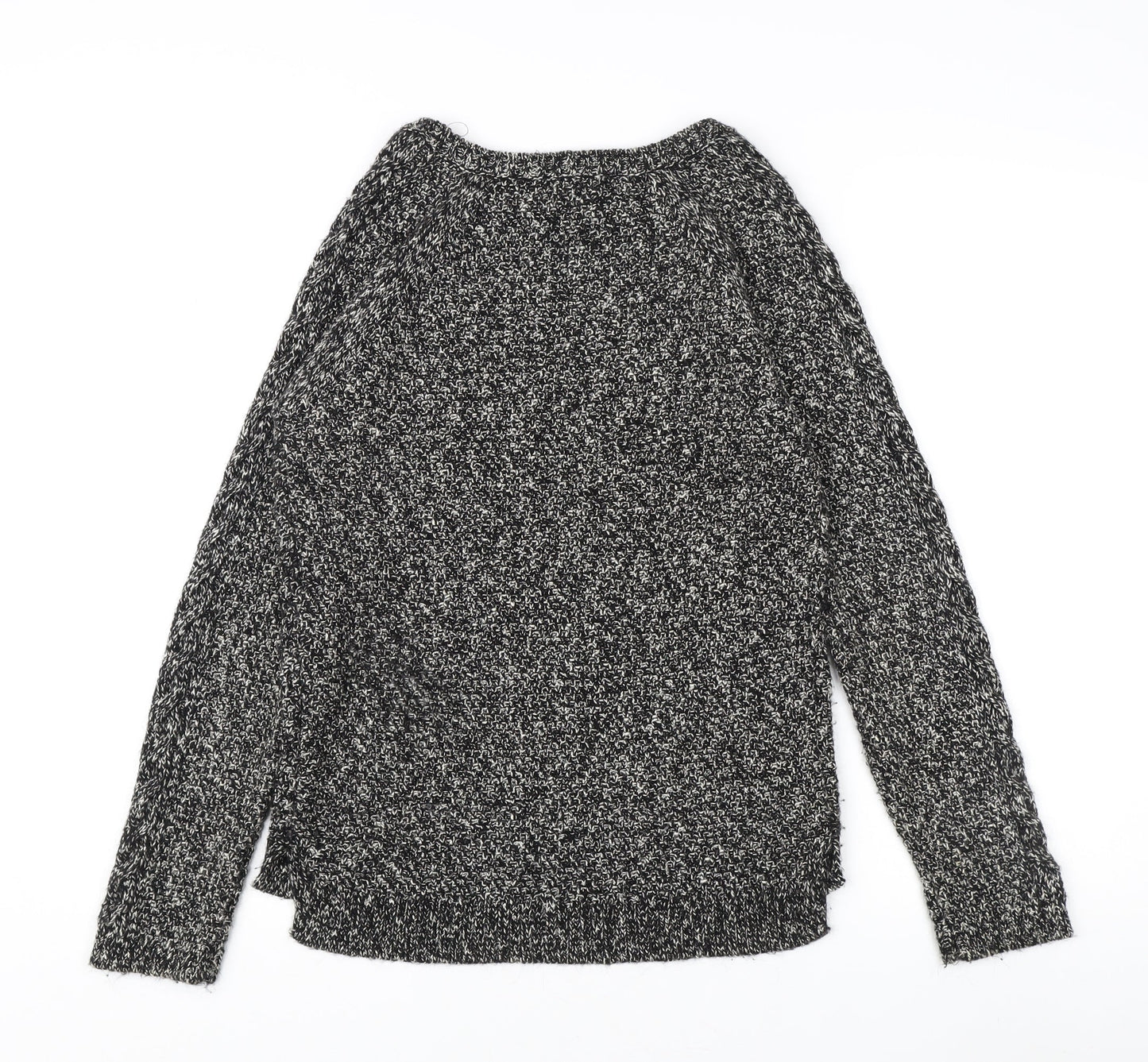 BASIC Women's Black M Cable-Knit Jumper