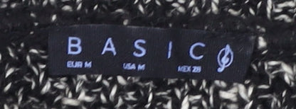BASIC Women's Black M Cable-Knit Jumper