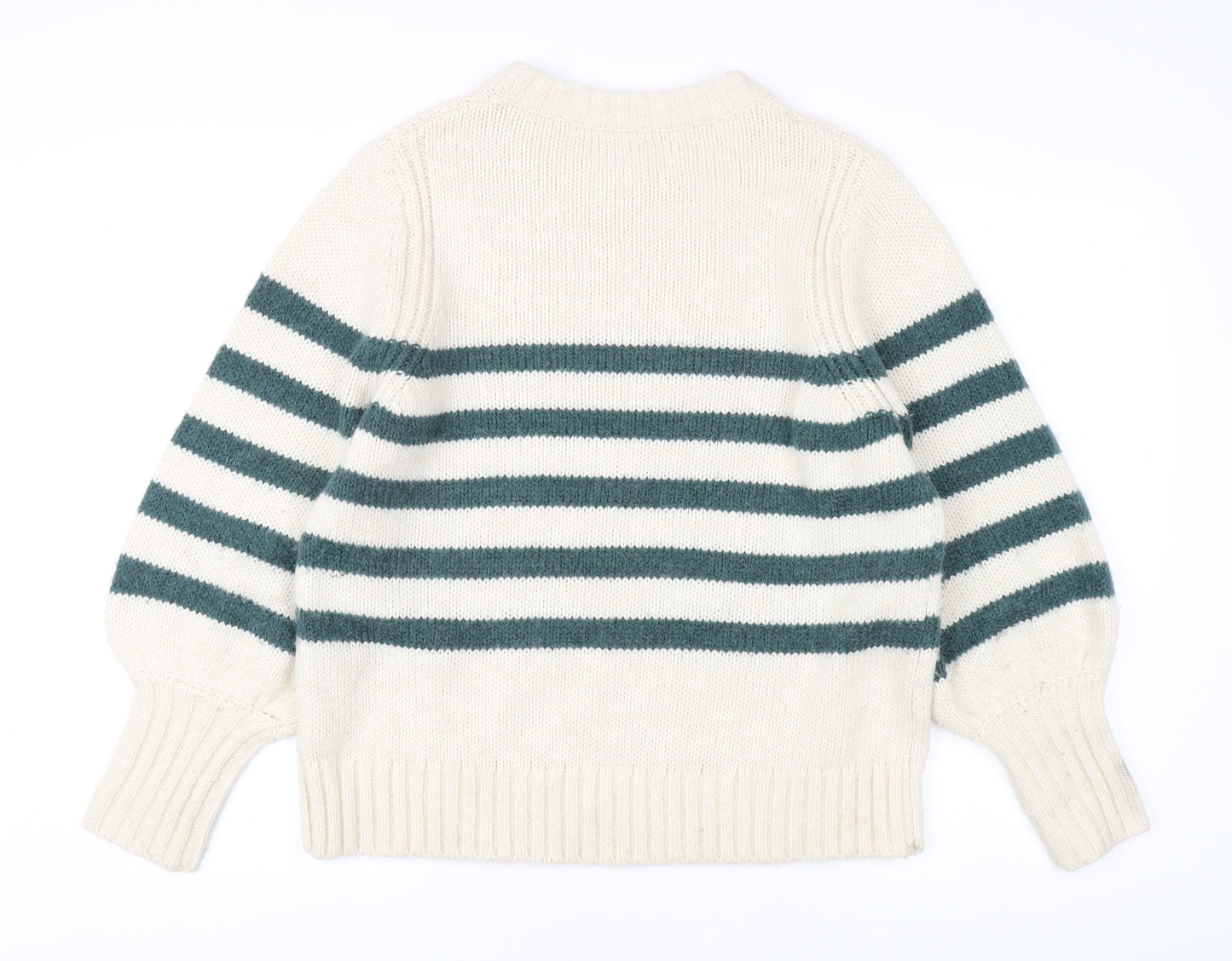 AND/OR Women's Multicoloured Striped Pullover Jumper