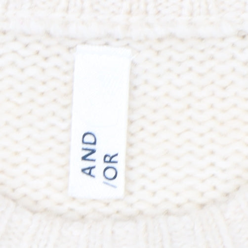 AND/OR Women's Multicoloured Striped Pullover Jumper