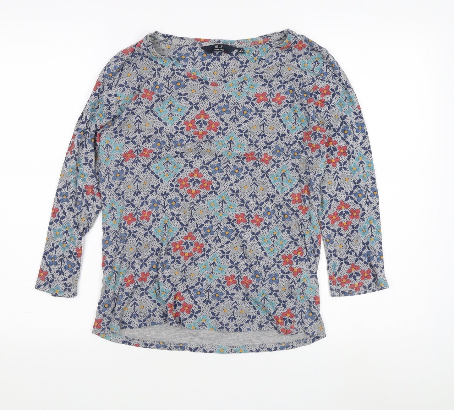 Isle Essentials Women's Floral Multicoloured Blouse M
