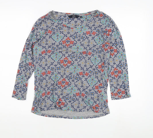 Isle Essentials Women's Floral Multicoloured Blouse M