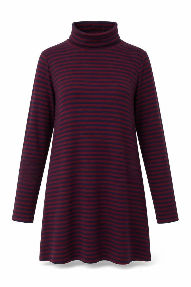 GAP Women's Blue Striped Tunic in Small Petite