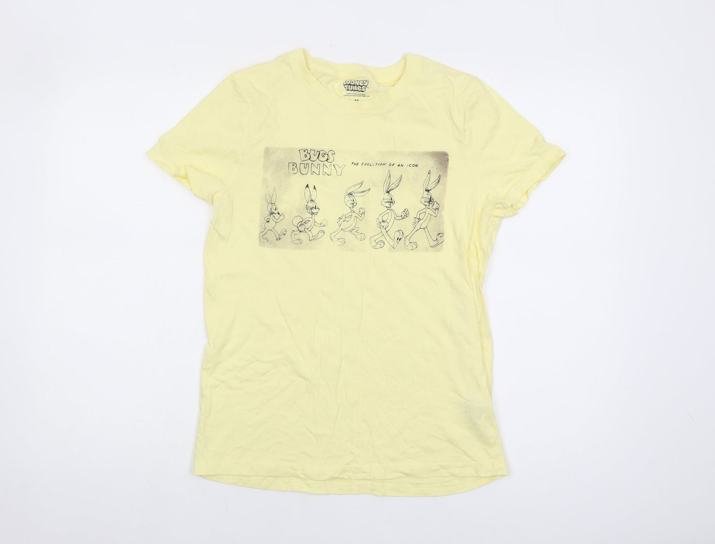 Looney Tunes Women's Yellow XS Bugs Bunny T-Shirt