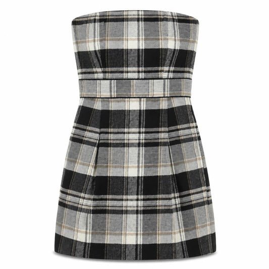 French Connection Women’s Multicoloured Strapless Dress