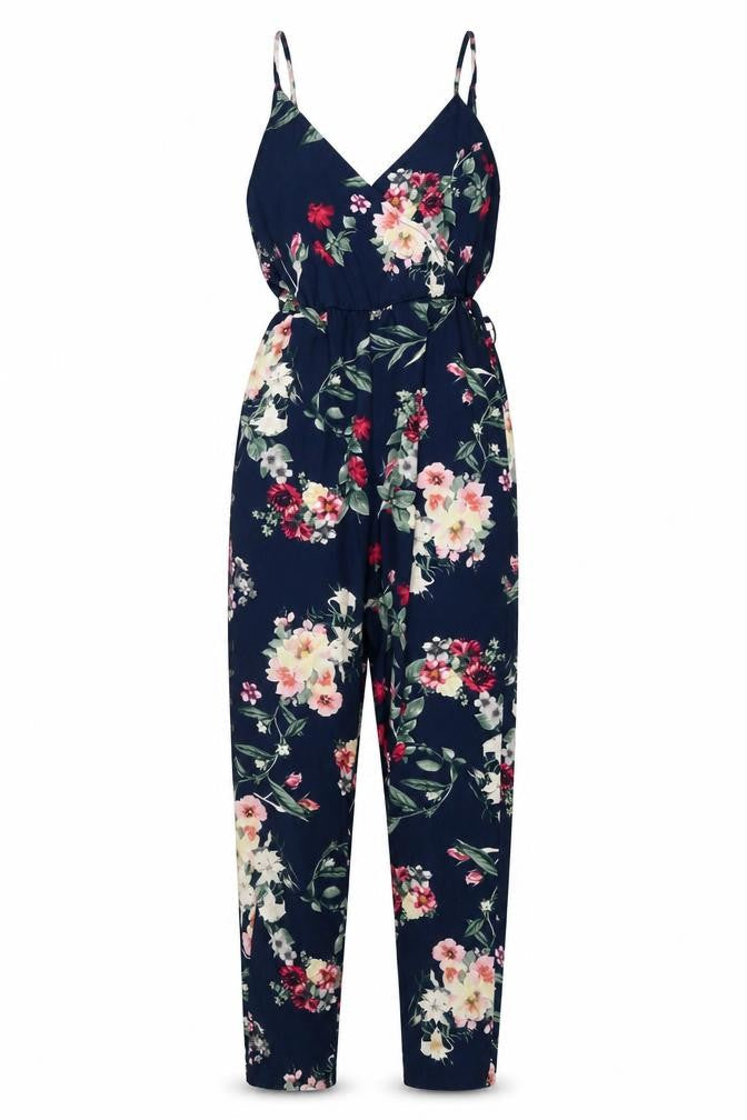 PrettyLittleThing Women's Floral Jumpsuit Size 10