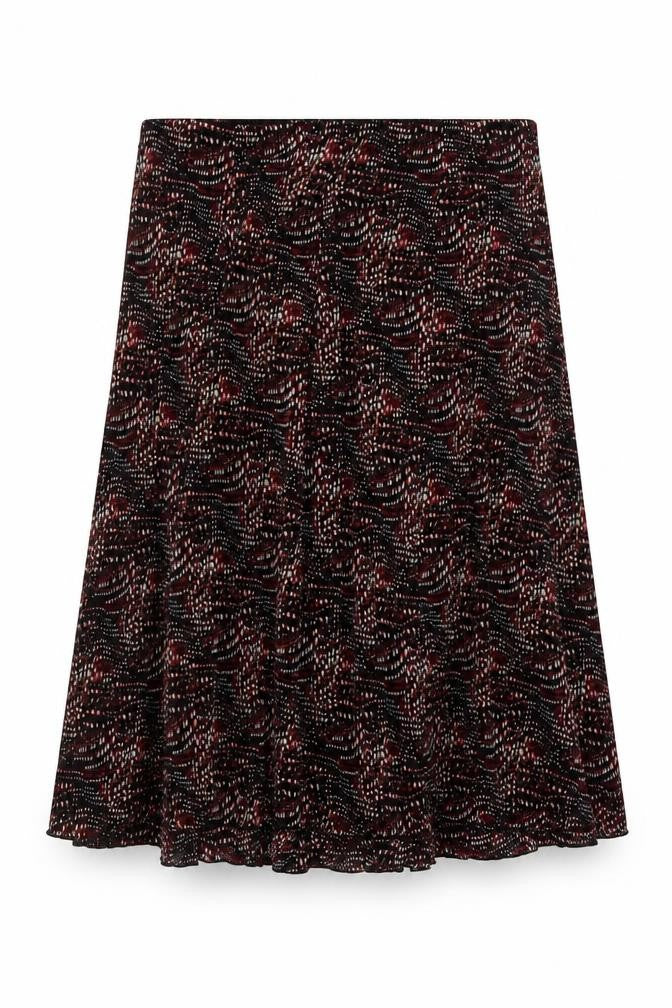 Bassini Women's Multicoloured A-Line Midi Skirt Size 18