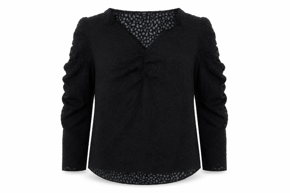 River Island Women's Black Long Sleeve Blouse Size 18