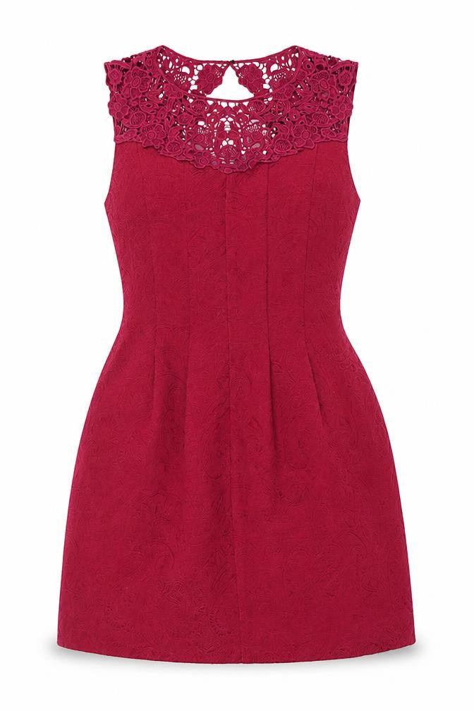 Oasis Women's Red A-Line Party Dress Size 10