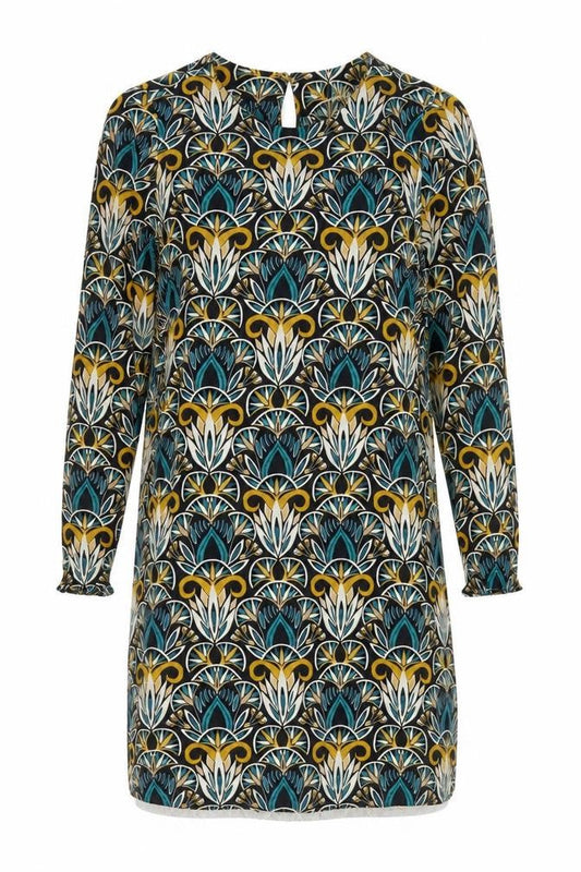 H&M Women's Multicoloured Long Sleeve Dress Size 8