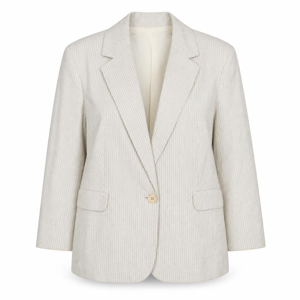 Gap Women's Ivory Blazer UK 16 Regular Lined