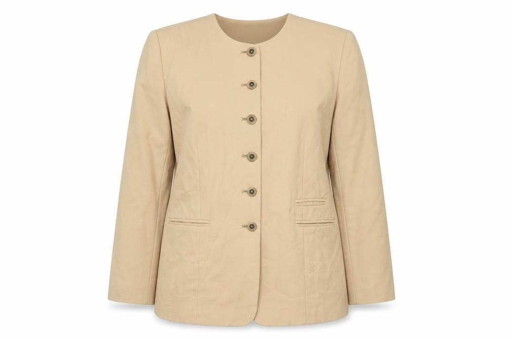 Vivienne Lawrence Beige Women's Size 14 Suit Jacket