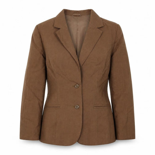 Celtic Woollens Women's Brown Wool Blazer Size 12