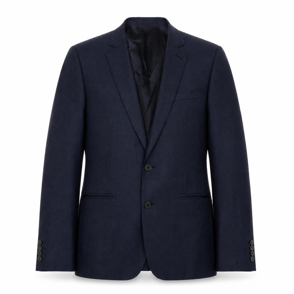 Jaeger Men's Blue Blazer, Size 38R Two-Button Formal Jacket