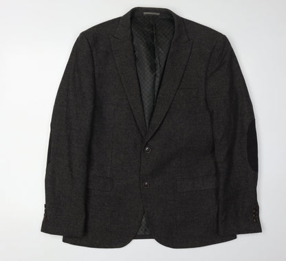 Next Men's Black Blazer Jacket, Size 42, Formal Wear