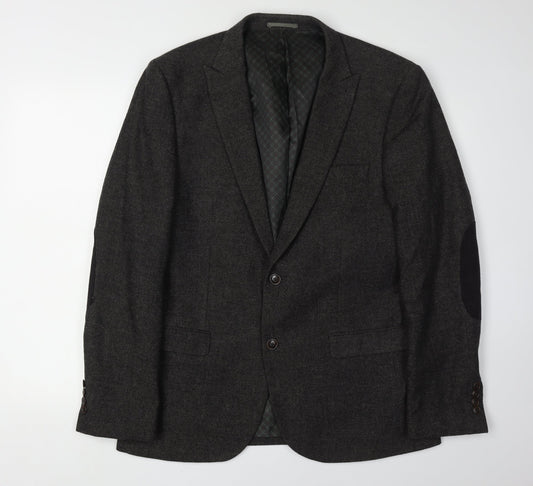 Next Men's Black Blazer Jacket, Size 42, Formal Wear