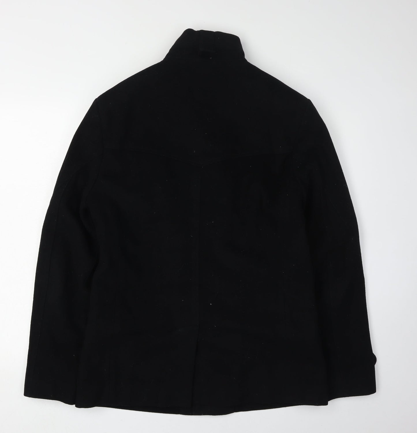 Charlton Gray Men's Black Wool Blend Coat Size S