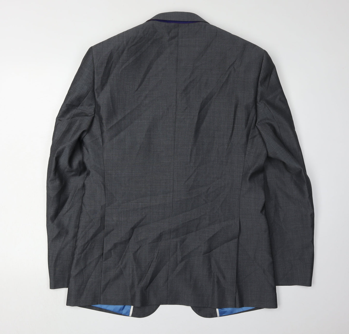Marks and Spencer Men's Grey Regular Blazer Jacket 40R