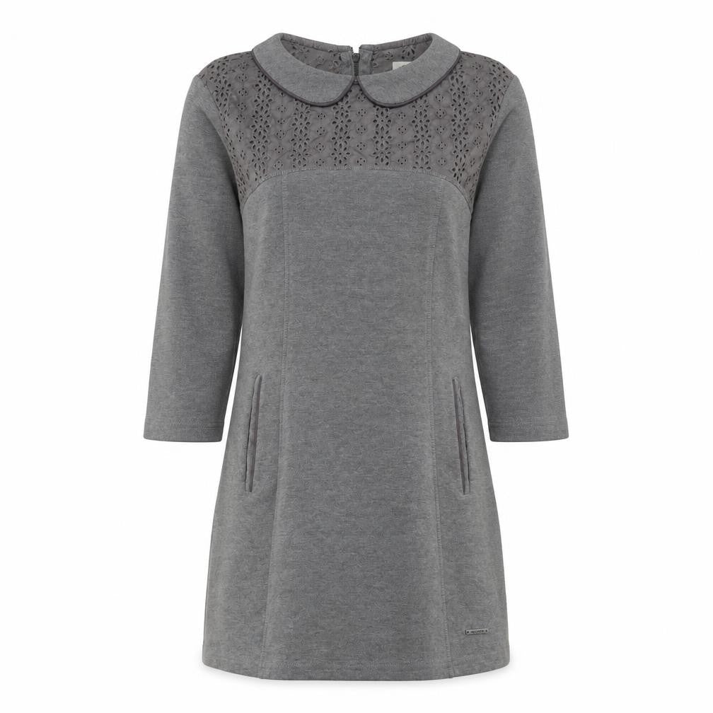 Superdry Women's Grey Medium Collared Dress