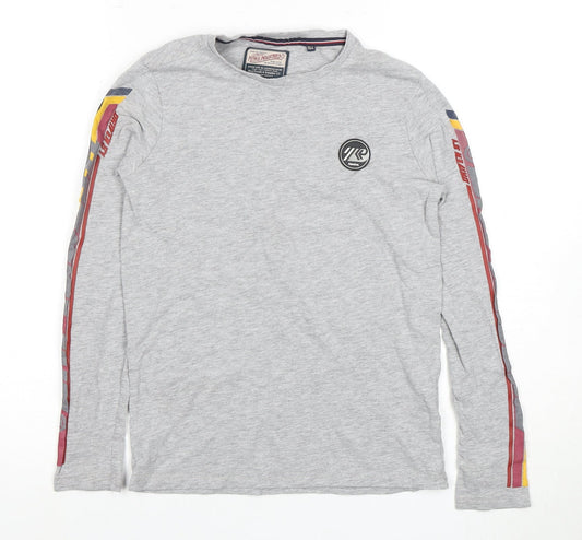 Petrol Industries Boys Grey Long Sleeve T-Shirt 9-10 Years