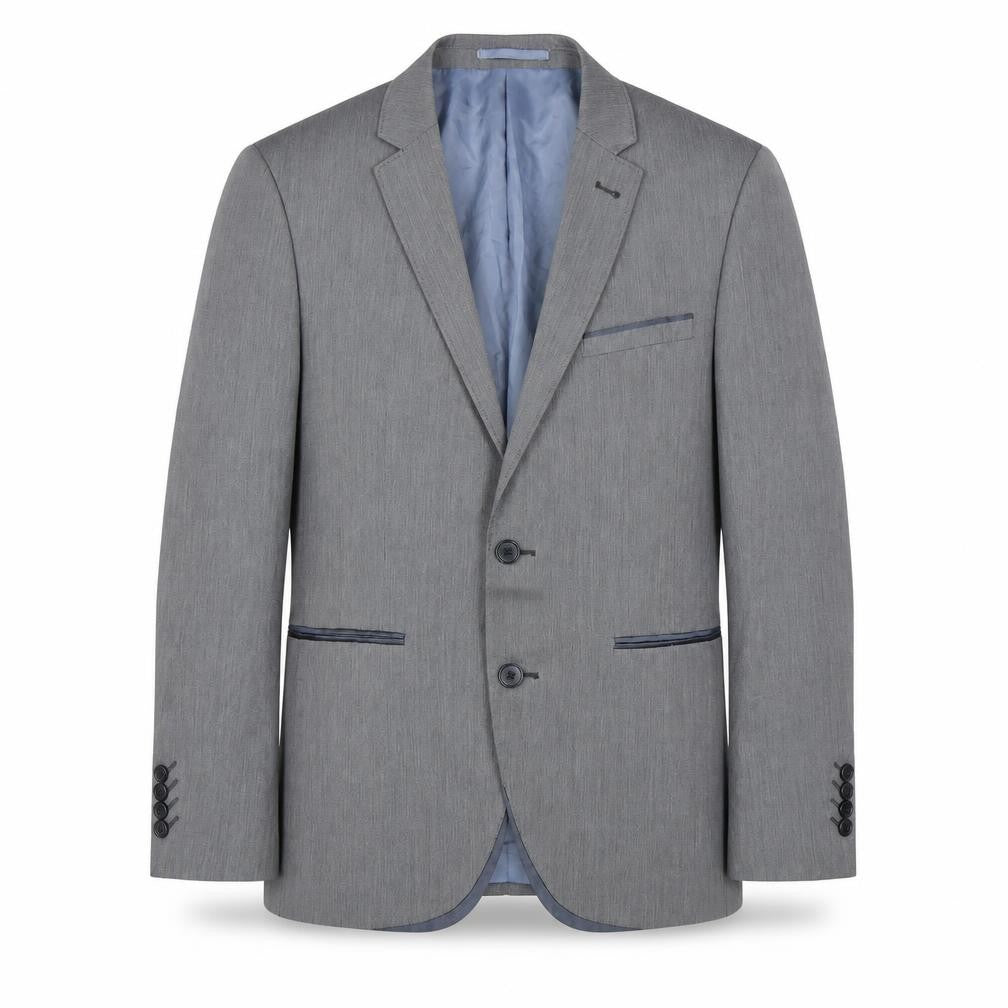 ONESIX5IVE Men's Grey Slim Fit Blazer 38S Jacket