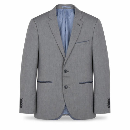 ONESIX5IVE Men's Grey Slim Fit Blazer 38S Jacket