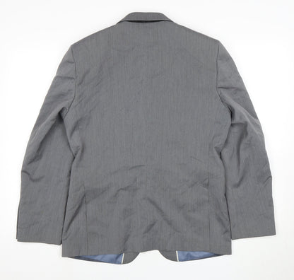 ONESIX5IVE5IVE Men's Grey Slim Fit Blazer 38S Jacket