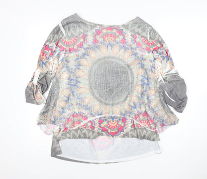 Apricot Women's Multicoloured S/M Blouse Geometric Design
