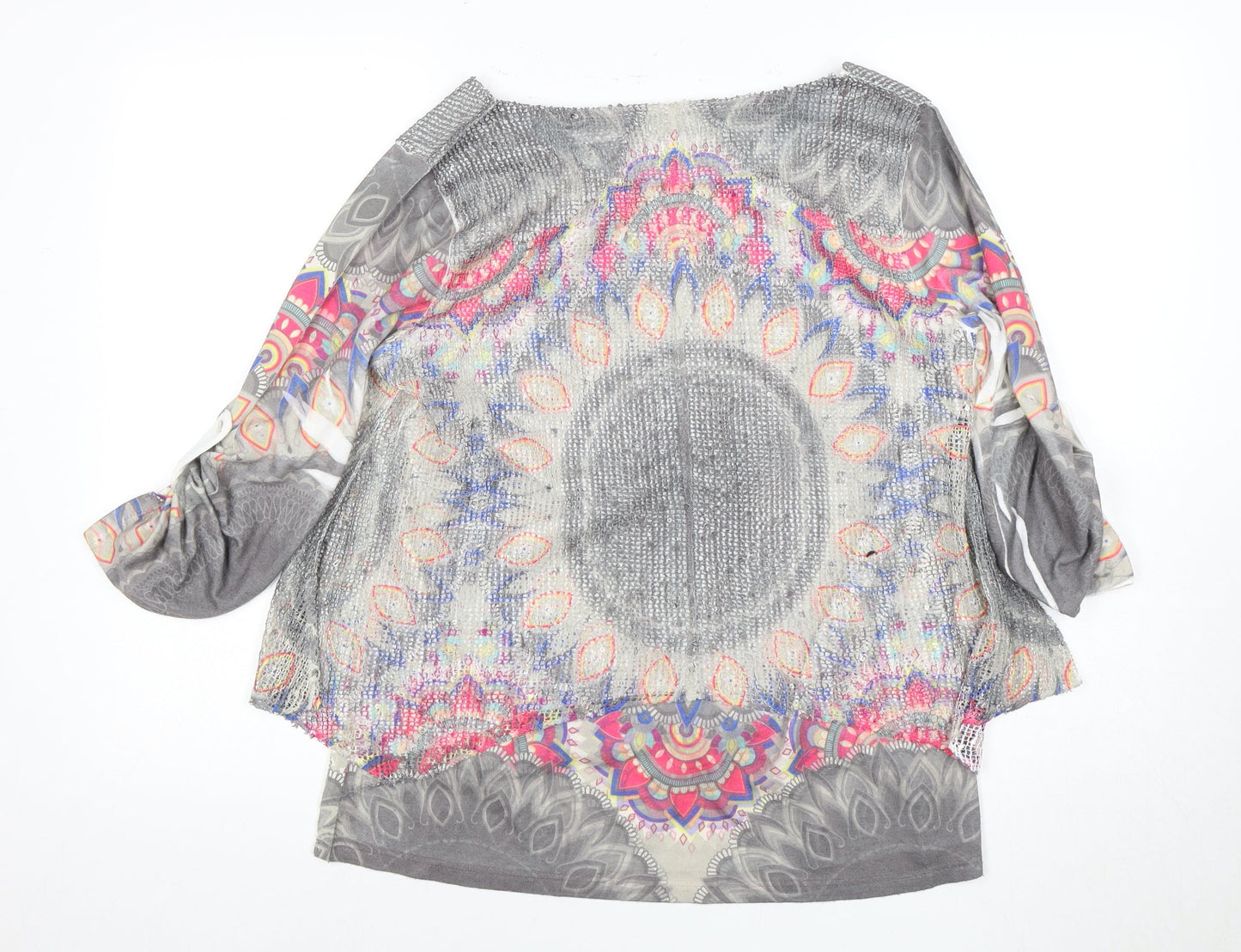 Apricot Women's Multicoloured S/M Blouse Geometric Design