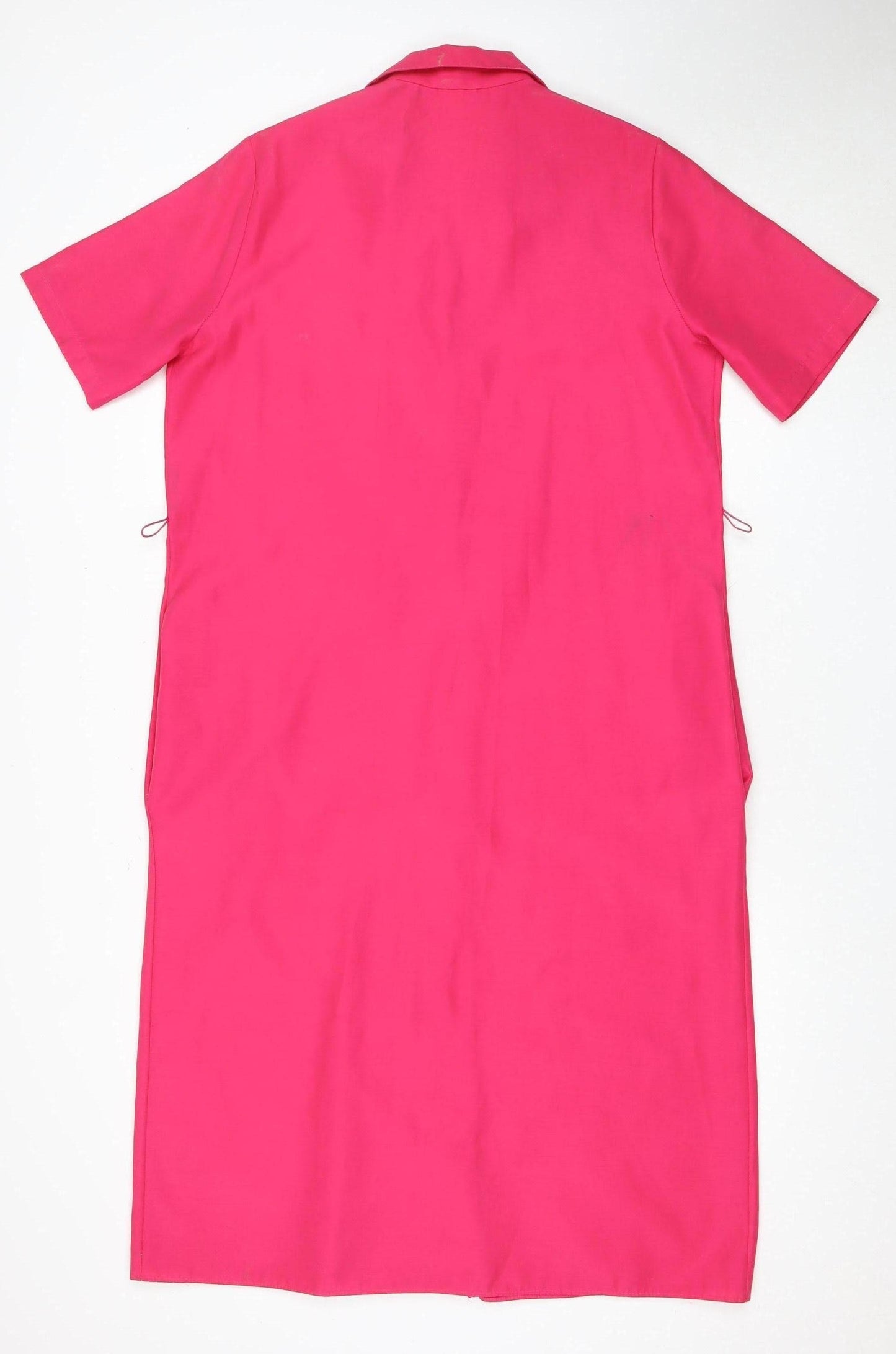 St Michael Women's Pink Long Collared Dress