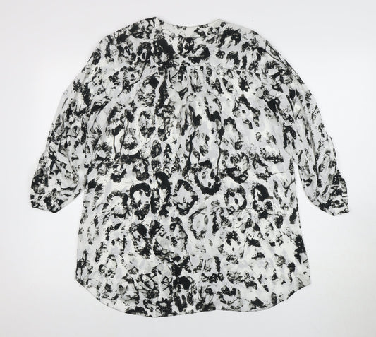Roman Women's Multicoloured Animal Print Blouse Size 14