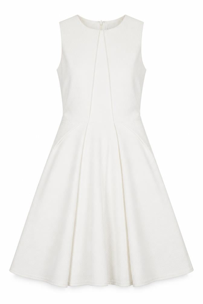 ASOS Women's Ivory Sleeveless Dress Size 8