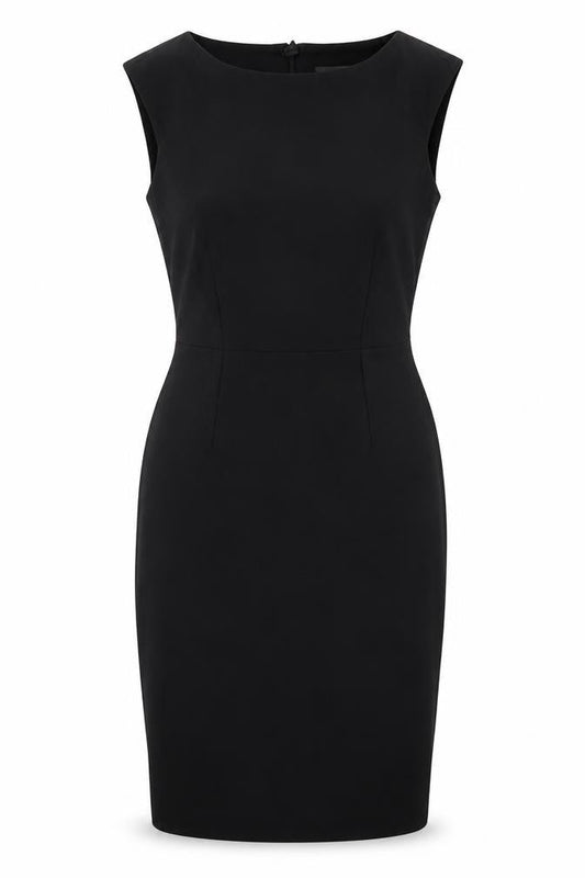 Next Women's Black Sheath Dress Size 14 Sleeveless