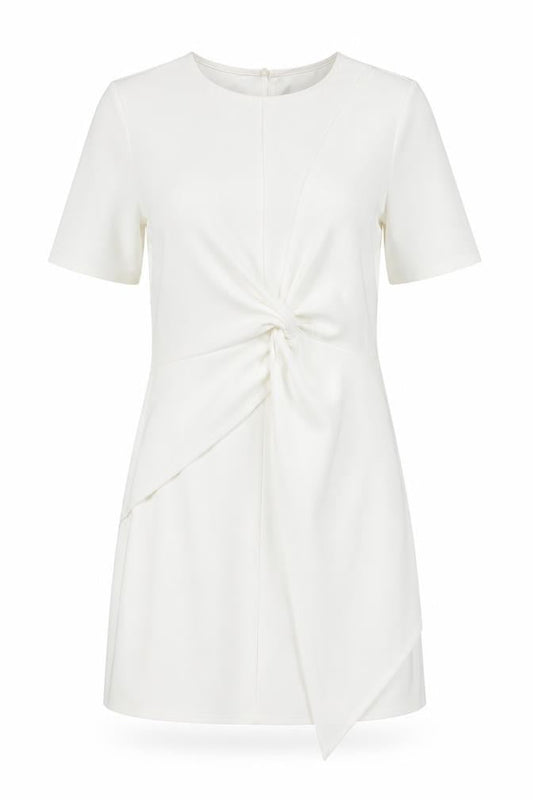 ASOS Women's White Shift Dress, Size 10, Knee Length