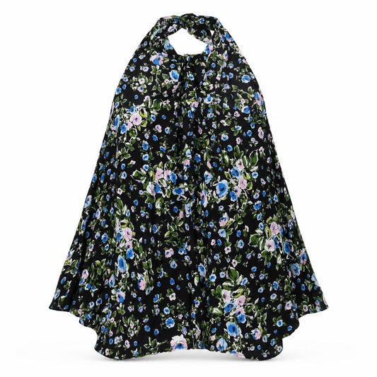 Zara Women's Black Floral Camisole Blouse, Size 10