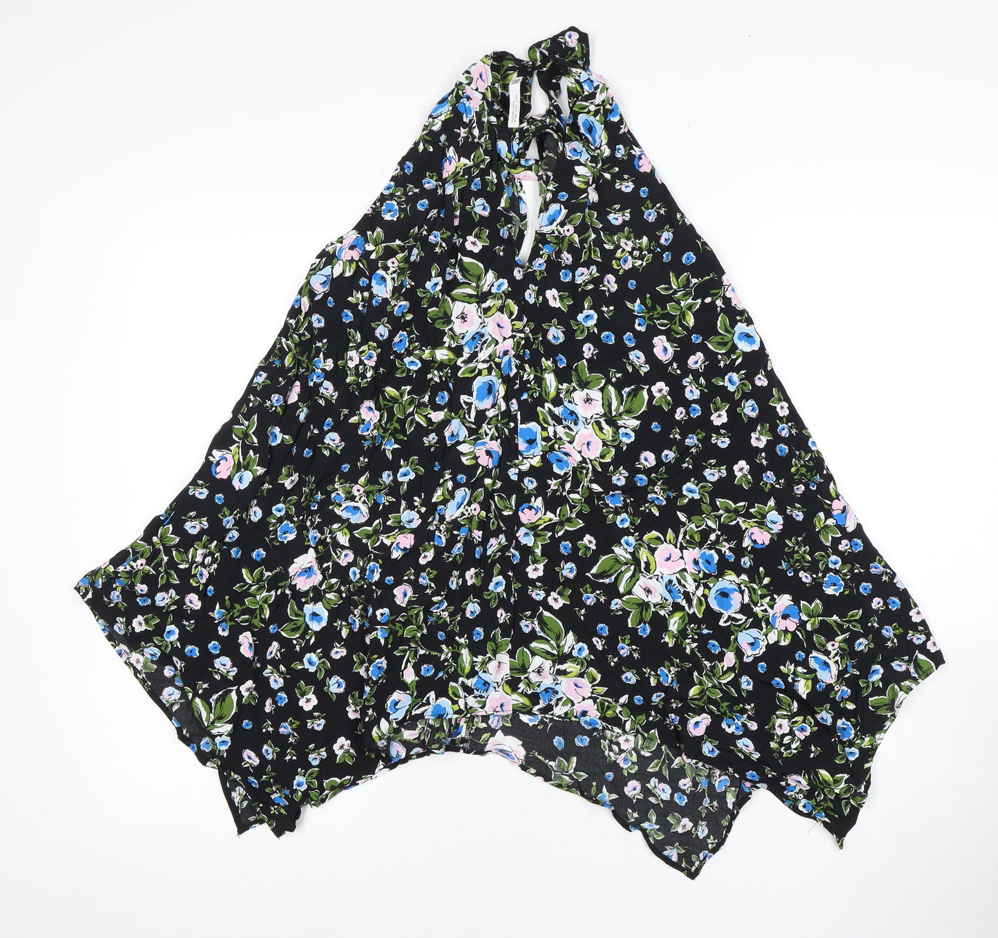 Zara Women's Black Floral Camisole Blouse, Size 10