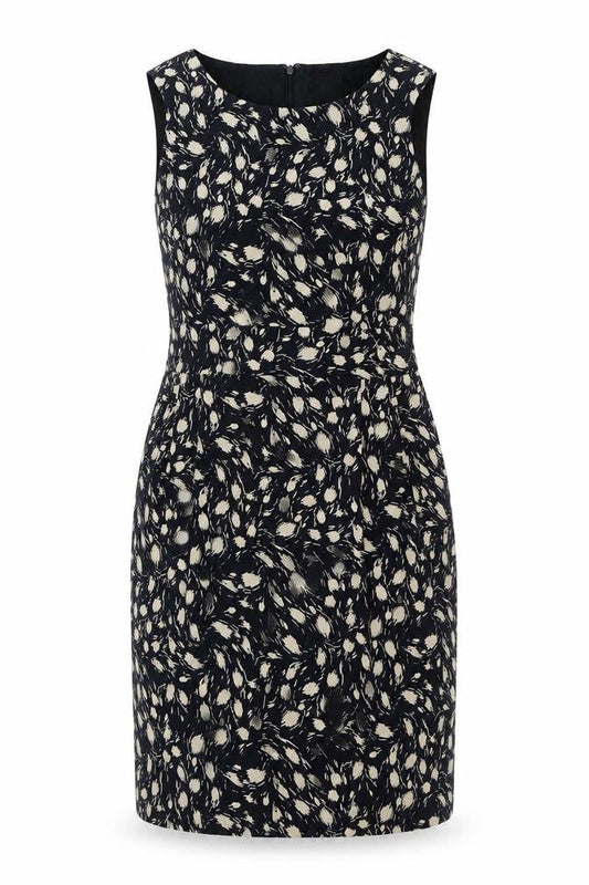 Kew Women's Black Silk Sheath Dress Size 10